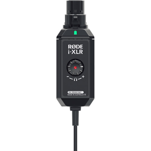 Rode i-XLR Digital XLR Adapter for Apple iOS Devices I-XLR B&H