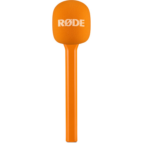 RODE Interview GO Handheld Mic Adapter for Wireless Clip-On Transmitter (Orange)