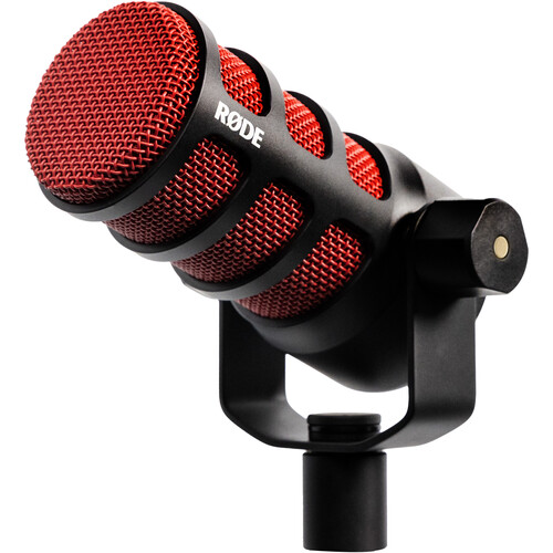 RODE PodMic Dynamic Podcasting Microphone (Red Special 50th Anniversary Edition)