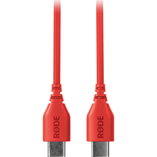 RODE SC22 USB-C to USB-C Cable (Red 11.8