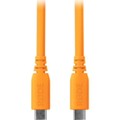 RODE SC27 SuperSpeed USB-C to USB-C Cable (Orange 6.6')