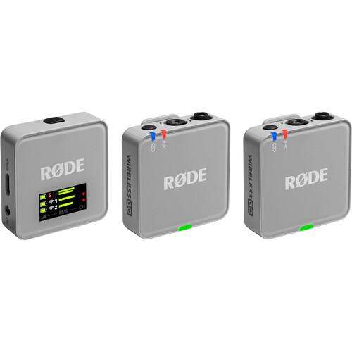 RODE Wireless GO (Gen 3) 2-Person Compact Digital Wireless Microphone System/Recorder (2.4 GHz Stone)
