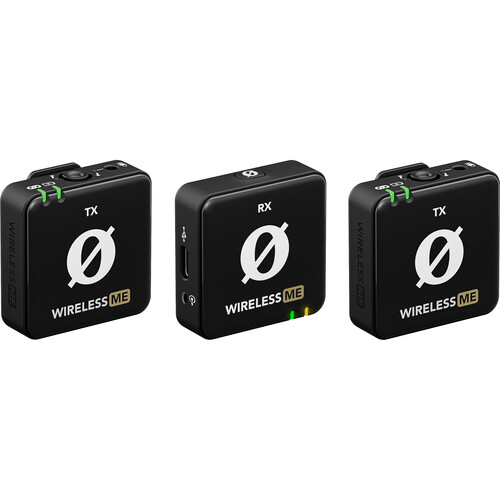 RODE Wireless ME Dual Compact Digital Wireless Microphone System (2.4 GHz Black)