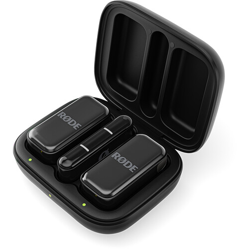 RODE Wireless Micro 2-Person Ultracompact Wireless Microphone System with USB-C Connector (2.4 GHz Black)