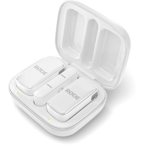 RODE Wireless Micro 2-Person Ultracompact Wireless Microphone System with Lightning Connector (2.4 GHz White)