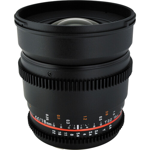 Rokinon 16mm T2.2 Cine Lens for Nikon F