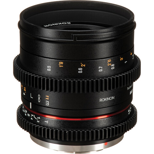 Rokinon 50mm T1.3 Compact High-Speed Cine Lens for Micro Four Thirds
