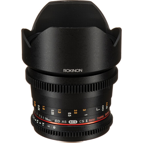 Rokinon 10mm T3.1 Cine DS Lens with Sony Alpha Mount for APS-C