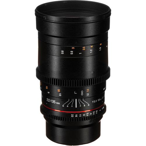 Rokinon 135mm T2.2 Cine DS Lens for Micro Four Thirds Mount
