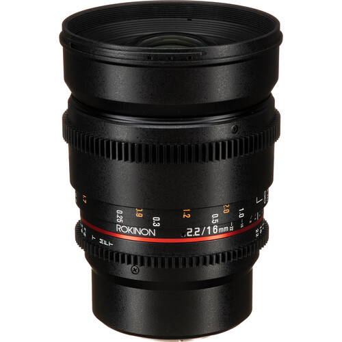 Rokinon 16mm T2.2 Cine DS Lens for Micro Four Thirds Mount for APS-C