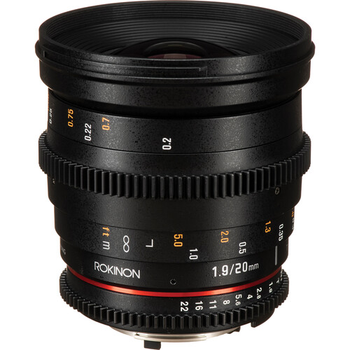 Rokinon 20mm T1.9 Cine DS Lens for Nikon F