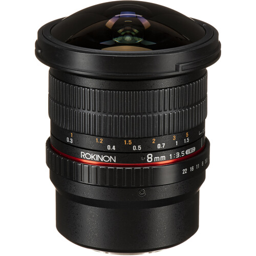Rokinon 8mm f/3.5 UMC Fisheye CS II Lens for Micro Four Thirds Mount