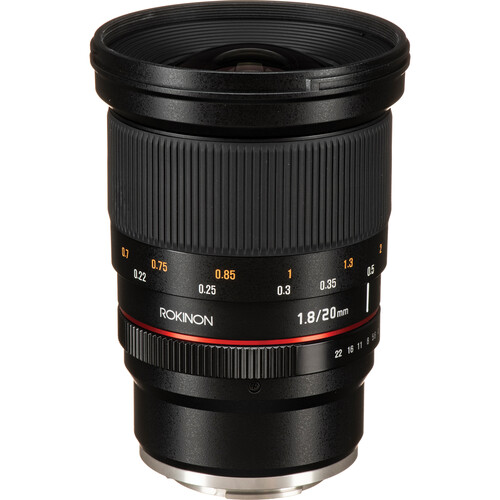 Rokinon 20mm f/1.8 ED AS UMC Lens for Sony E