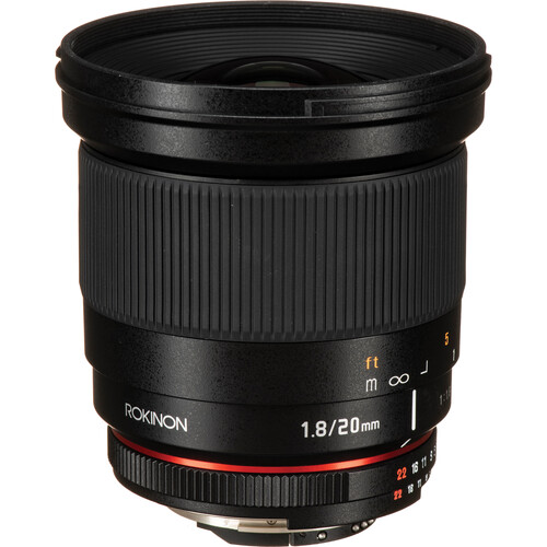 ROKINON 20MM F/1.8 ED AS UMC LENS FOR NI
