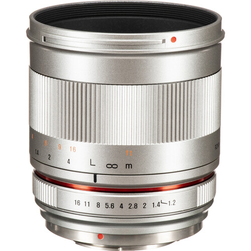 Rokinon 50mm f/1.2 Lens for Micro Four Thirds (Silver)