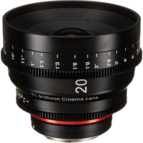 Rokinon Xeen 20mm T1.9 Lens with Canon EF Mount