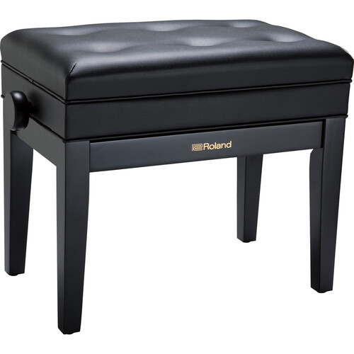 Roland RPB-400 Piano Bench with Cushioned Seat (Satin Black)