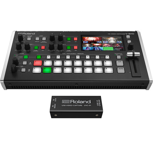 Roland V-8HD Switcher with UVC-01 Encoder Bundle V-8HD STR B&H