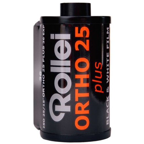 Rollei Ortho 25 Plus Black and White Negative Film (35mm Roll Film 36 Exposures)