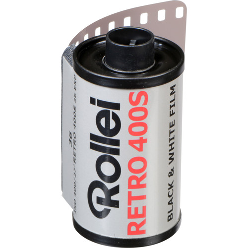 Rollei Retro 400S Black and White Negative Film (35mm Roll Film 36 Exposures)