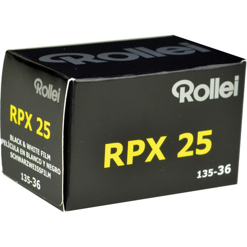 Rollei RPX 25 Black and White Negative Film (35mm Roll Film 36 Exposures)