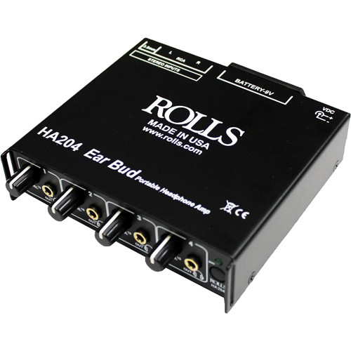 Rolls HA204p Portable 4-Channel Battery-