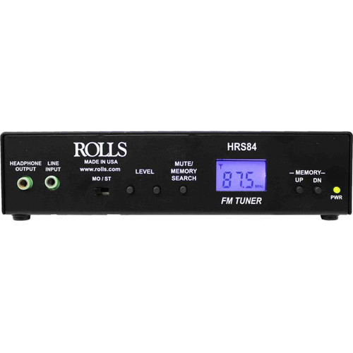 Rolls HRS84 FM Digital Tuner with XLR Ou