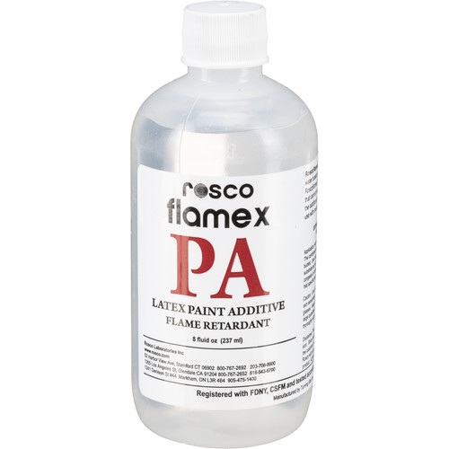 Rosco Flamex Flame-Retardant Paint Additive (8 oz Jar 12-Pack)
