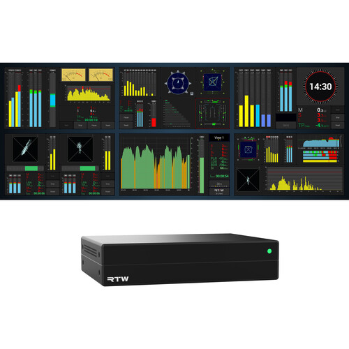 RTW TMxCore High-Performance Audio Metering Platform RAVENNA
