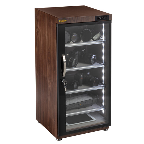 Ruggard EDC-125LWOT Electronic Dry Cabinet&nbspwith Touchscreen Control (Weathered Oak 125L)
