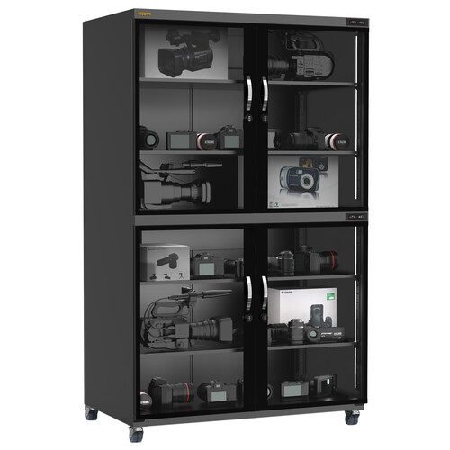 Ruggard EDC-1280LT Electronic Dry Cabinet&nbspwith Touchscreen Control&nbspand Dual Humidity Zones (Black 1280L)