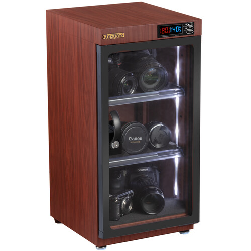 Ruggard EDC-50L-RM Electronic Dry Cabinet (Red Mahogany 50L)