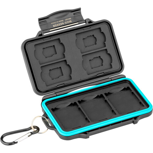 Ruggard Leda Memory Card Case for XQD or CFexpress Type B SD & microSD Cards (Black)