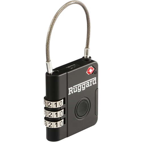 Ruggard Find My Three-Dial Combination TSA Lock
