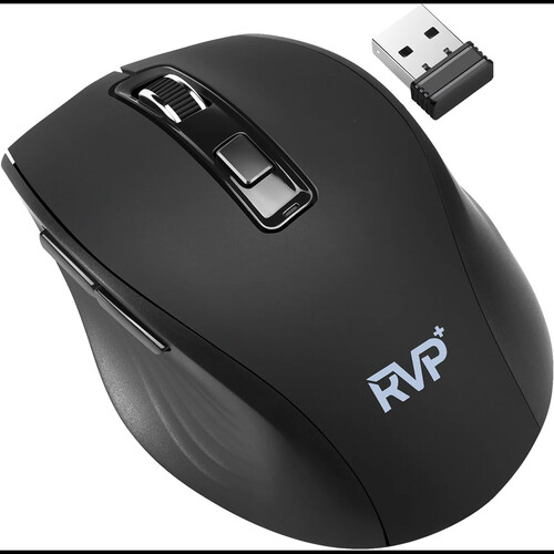 RVP+ 2.4 GHz Wireless Mouse (Black)
