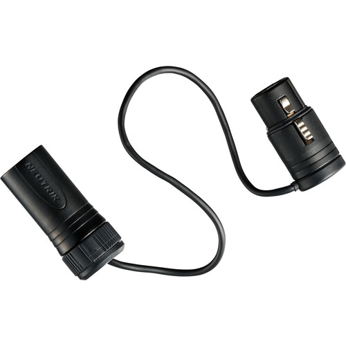 Rycote Nano Shield XLR-3F to XLR-3M Cable with Switchable 60 Hz Low-Cut Filter (12.5