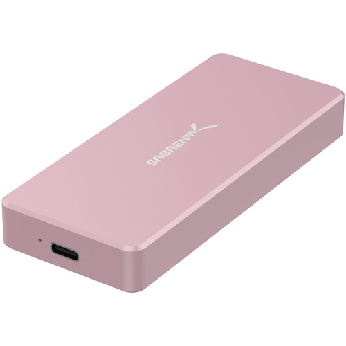 Sabrent NVMe PCIe M.2 to USB 3.1 Gen 2 USB Type-C SSD Enclosure (Pink)