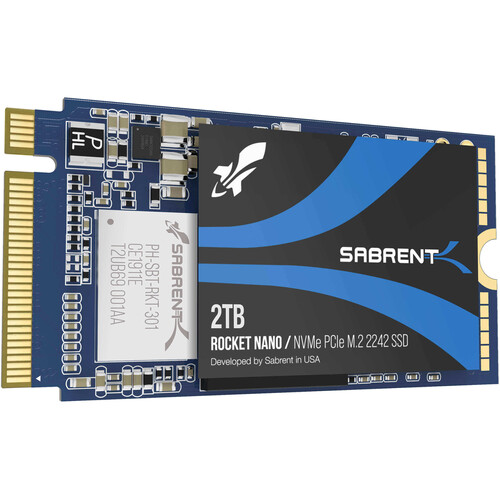 Sabrent 2Tb Rocket Nvme Pcie M.2 2242 Dram-Less Low SB-1342-2TB