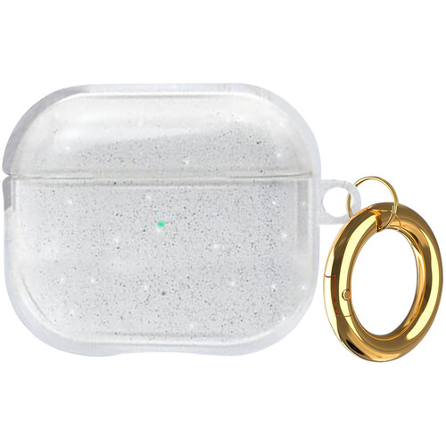 Sahara Case Inspire Series Sparkle Case for 3rd Gen Apple AirPods (Transparent)
