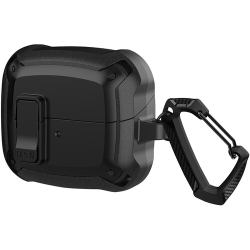 Sahara Case Raider Series Heavy-Duty Case for Samsung Galaxy Buds3/Buds3 Pro (Scorpion Black)