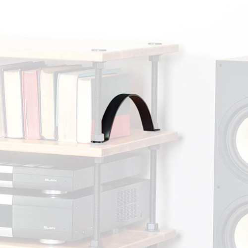Salamander Designs Set of Four Bookends for Archetype Shelving System (Set of 4 Black)