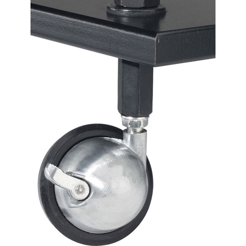 Salamander Designs Saturn Caster for Archetype Shelving System (Set of 4 Brushed Aluminum)