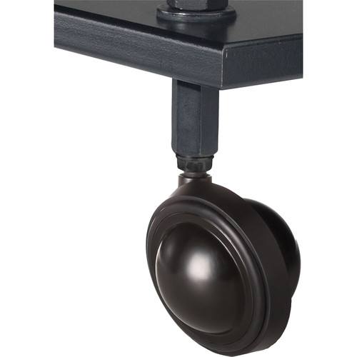 Salamander Designs Saturn Caster for Archetype Shelving System (Set of 4 Satin Black)