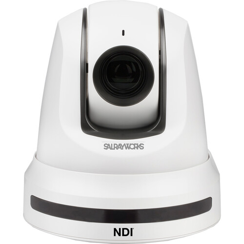 SalrayWorks Sharon 360 High-Bandwidth Full NDI PTZ Camera with 30x Optical Zoom (White)
