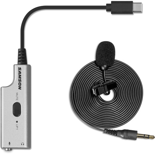 Samson LMU1 Lavalier Microphone Bundle with USB Adapter