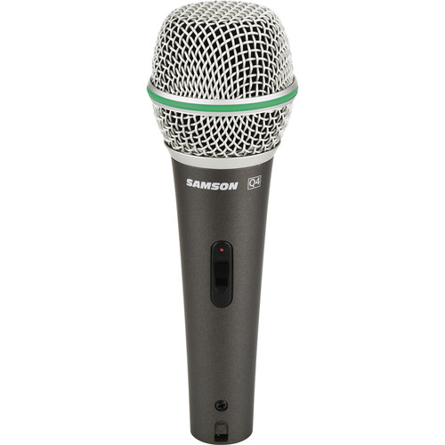 Samson Q4 Dynamic Microphone with On/Off Switch