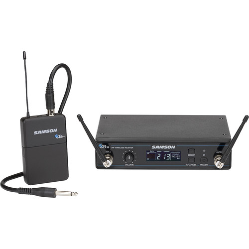 Samson Concert 99 Wireless Guitar System with GC32 Guitar Cable (Band D 542 to 566 MHz)