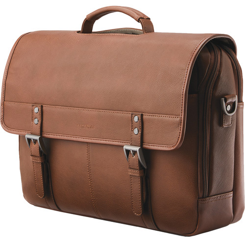 Samsonite Classic Leather Flapover Lapto