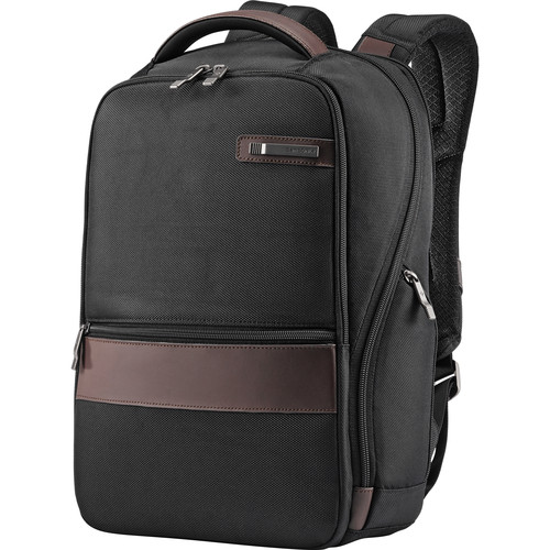 Samsonite Kombi Small Backpack (Black/Brown) 92313-1051 B&H