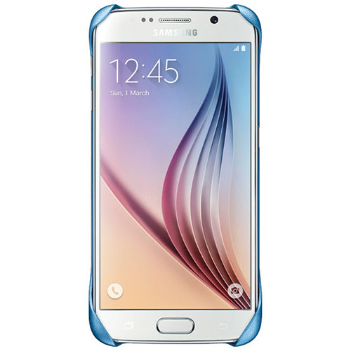 Samsung Protective Cover for Galaxy S6 (Blue) EF-YG920BLEGUS B&H